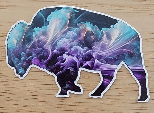 Buffalo Bison Permanent Sticker