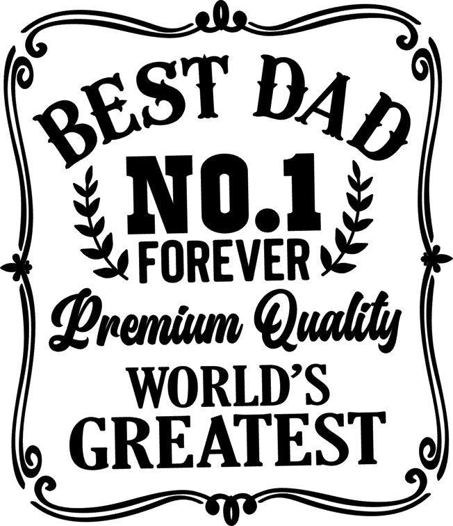 Best Dad Personalized Boxed Whiskey Gift Set for Male Birthday, Father's Day, Christmas, Valentines Day, Anniversary, Groomsman Gift in a Wooden Box