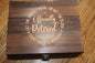 Officially Retired Personalized Boxed Whiskey Gift Set for Retirement Gift in a Wooden Box