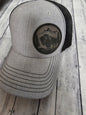 Bison / Buffalo and Mountain Scene Men's or Women's Cap