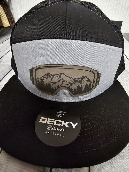 Summit Vision Cap Men's or Women's Leather Patch Cap