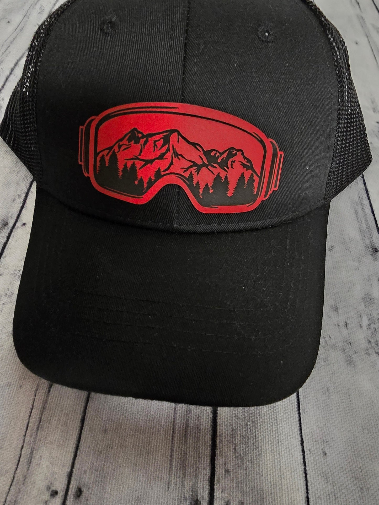 Summit Vision Cap Child's Youth"s Leather Patch Cap