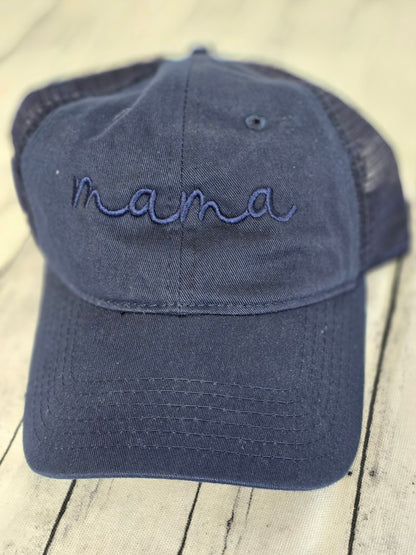 Mama Embrace Cap Women's Unstructured Embroidered Cap
